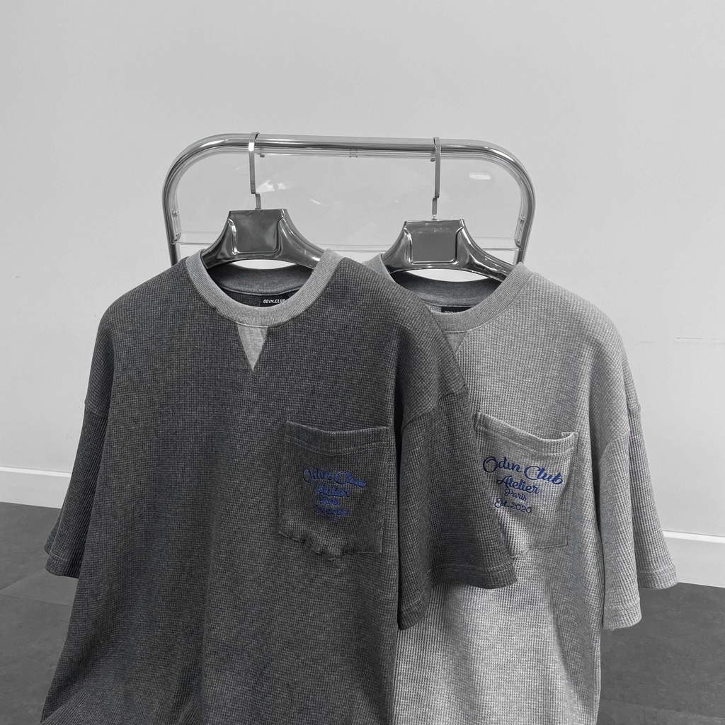 Áo Thun Oversize ODIN CLUB Waffle Atelier, Áo phông chất liệu 100% cotton co giãn 2 chiều, Local Brand ODIN CLUB