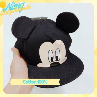 Mũ lưỡi trai mickey snapback bé trai