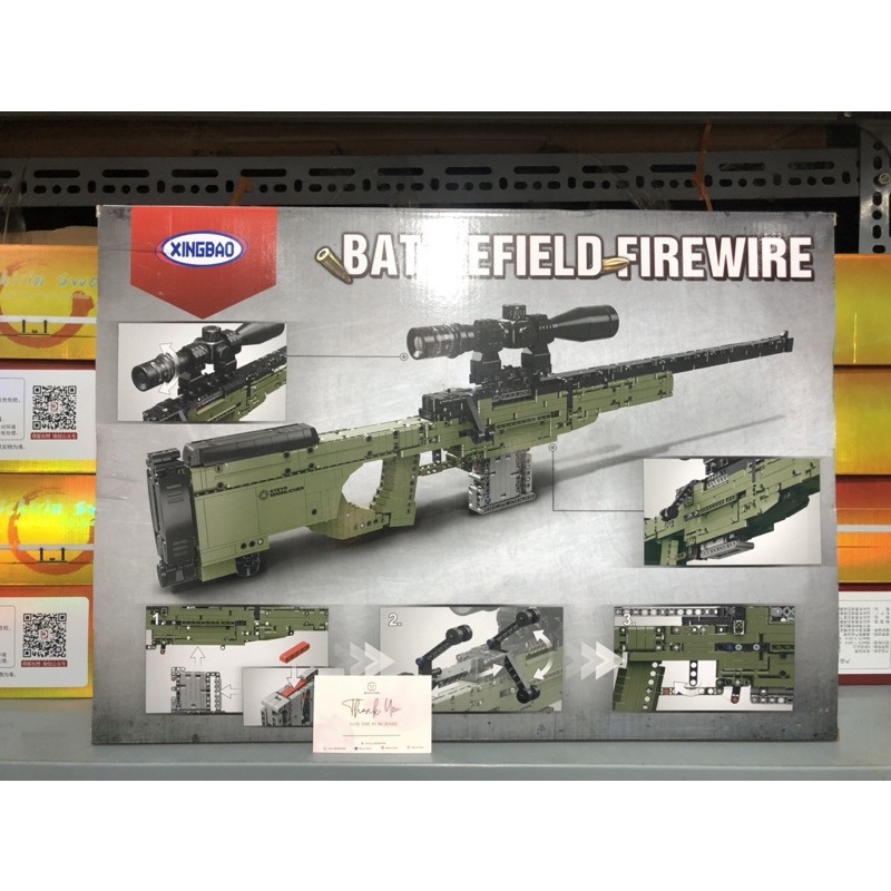 Đồ chơi lắp ráp XINGBAO 24002 Mô Hình AWM Sniper Rifle Tỉ Lệ 1:1 - Xếp hình thông minh