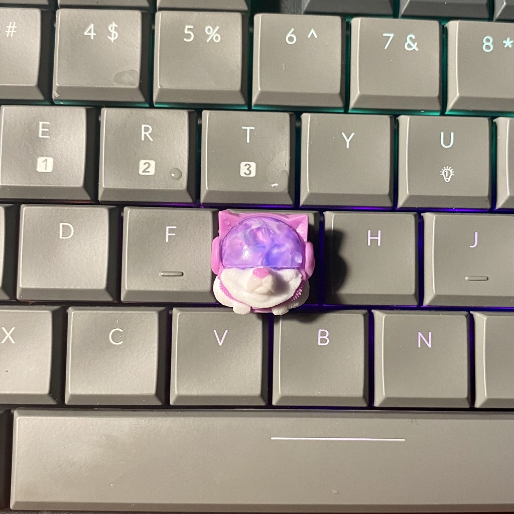Nút Bàn Phím Keycap Artisan Sirius Tím Clone trang trí bàn phím cơ Lionvn