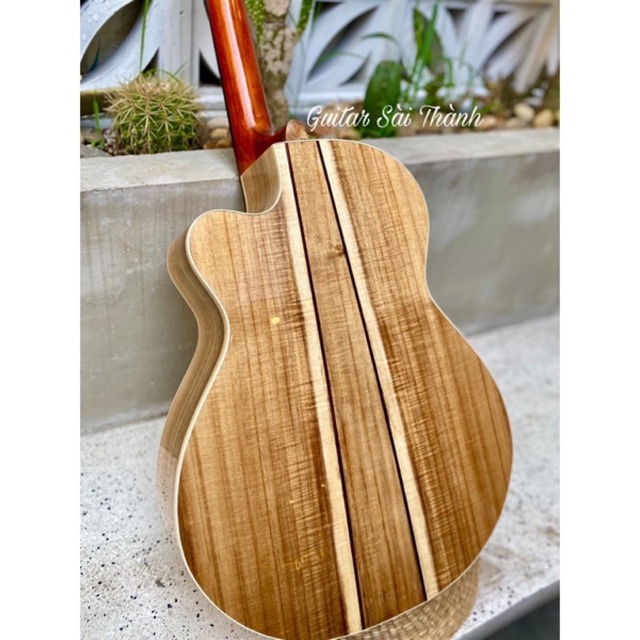 Đàn Guitar Acoustic Chính Hãng ST.Real Guitar Sài Thành Mã ST-XS5 Gỗ Còng Cườm Nguyên Tấm Có Kè Lưng