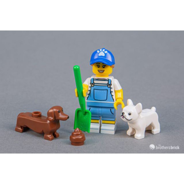 Nhân vật LEGO Minifigures Series 19 71025 Dog Sitter - Cô gái chăm sóc chó