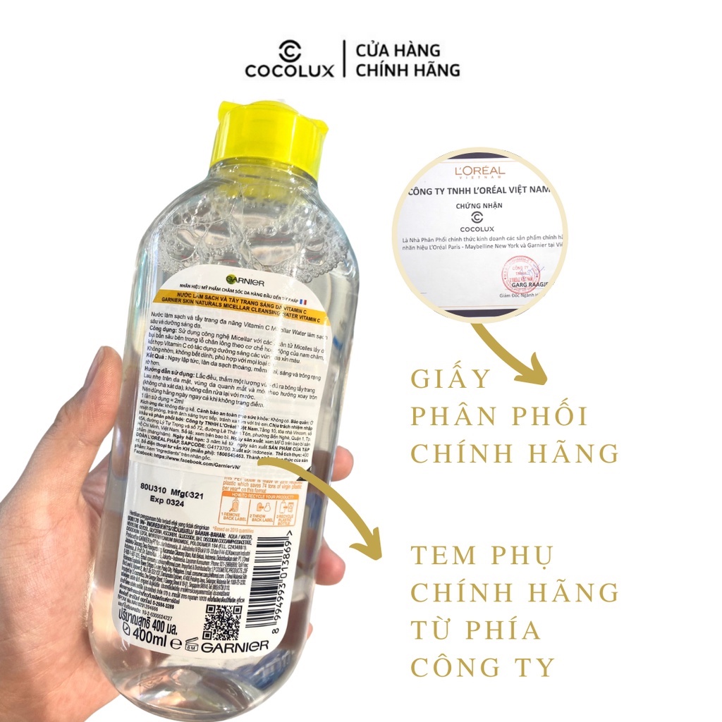 Nước Tẩy Trang Garnier 400ml | BigBuy360 - bigbuy360.vn