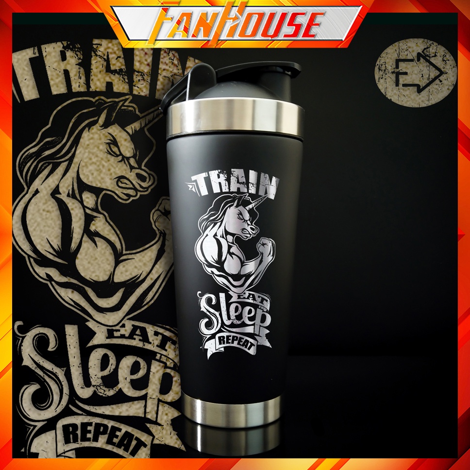 Bình thể thao 12 con giáp Fan House ly nước inox 304 giữ nhiệt 24h chọn hình theo tuổi | BigBuy360 - bigbuy360.vn