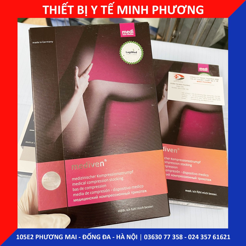 Vớ đùi y khoa thời trang cao cấp ngăn ngừa giãn tĩnh mạch Mediven Comfort