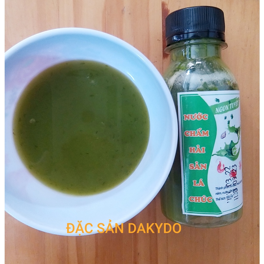 Combo 3 chai nước chấm hải sản lá Chúc (100ml/ chai), thương hiệu đặc sản Dakydo (An Giang), ăn là ghiền.