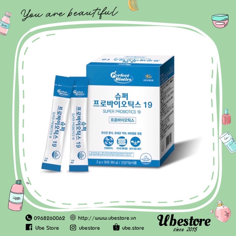 HỘP BỘT DƯỠNG DA PERFECT BIOTICS SUPER PROBIOTICS 19 #SALE_OFF_66% | BigBuy360 - bigbuy360.vn