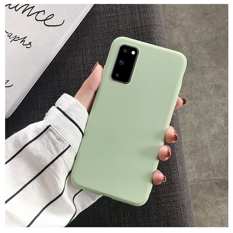 Ốp điện thoại TPU dẻo màu kẹo cho Samsung Galaxy A51 A71 A81 A91 S20 S20 Plus S20 Ultra S10 Lite Note 10 Lite
