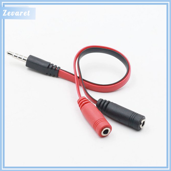 Dây Cáp Tách Âm Thanh 2 Trong 1 3.5mm Cho Điện Thoại Android