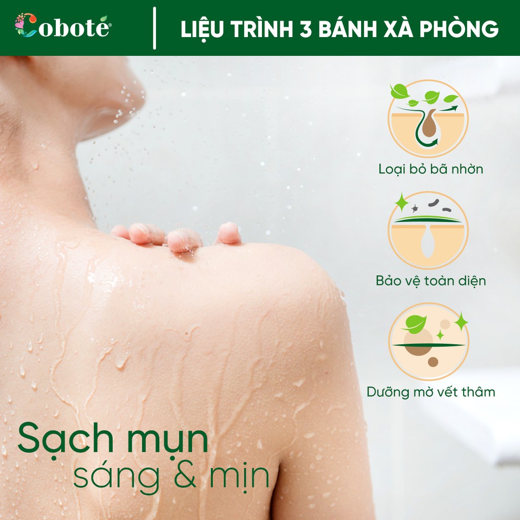 Xà phòng ngừa mụn lưng Coboté 100g Hiệu quả vượt trội sau 1 liệu trình