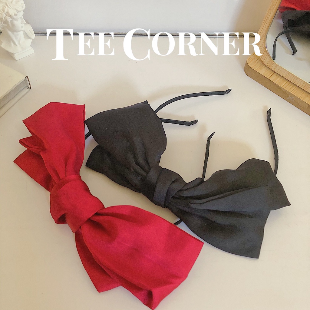 Băng Đô  Cài Tóc Nơ Lớn Tiểu Thư