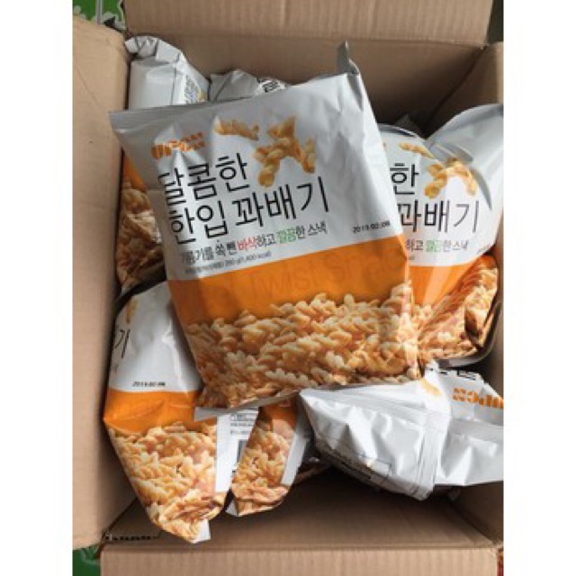 Snack quẩy xoắn Hàn Quốc bịch 280gr