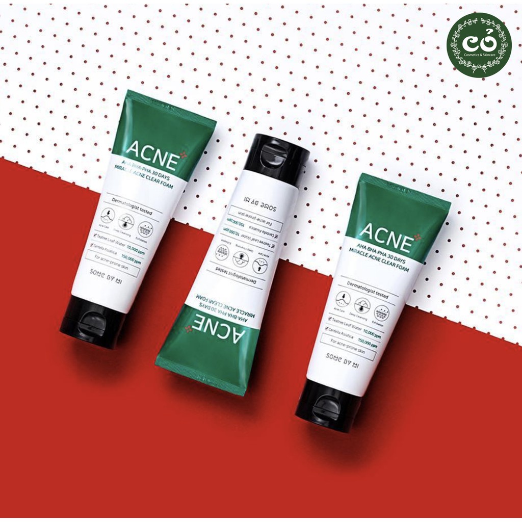 Sữa Rửa Mặt Some By Mi AHA-BHA-PHA 30 Days Miracel Acne Clear Foam | BigBuy360 - bigbuy360.vn