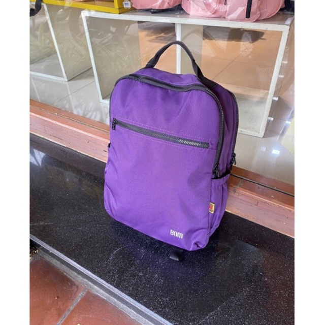 Balo học sinh, sinh viên thời trang unisex với chất dù nhẹ bền (BL DN B14 ) - BOM