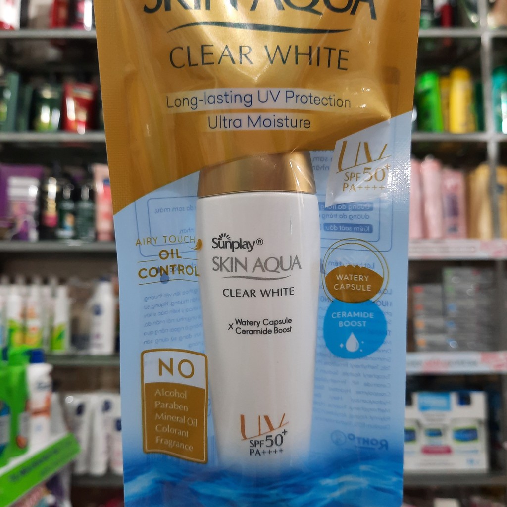 Sữa chống nắng hằng ngày dưỡng trắng Sunplay Skin Aqua Clear White SPF 50+