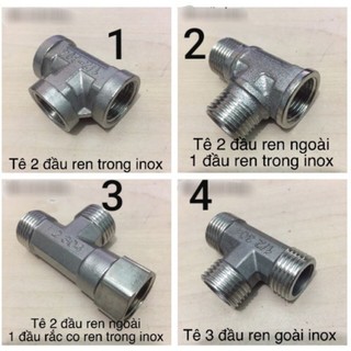 Tê Inox Ren Trong, Ren Ngoài 21 1/2 15