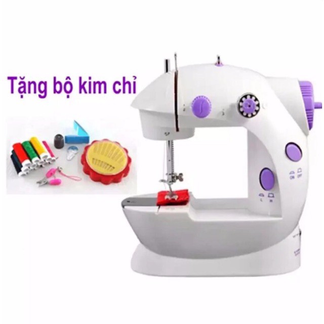 [Freeship 50K Toàn Quốc] MÁY MAY MINI GIA ĐÌNH TẶNG KÈM HỘP KIM CHỈ 55 MÓN