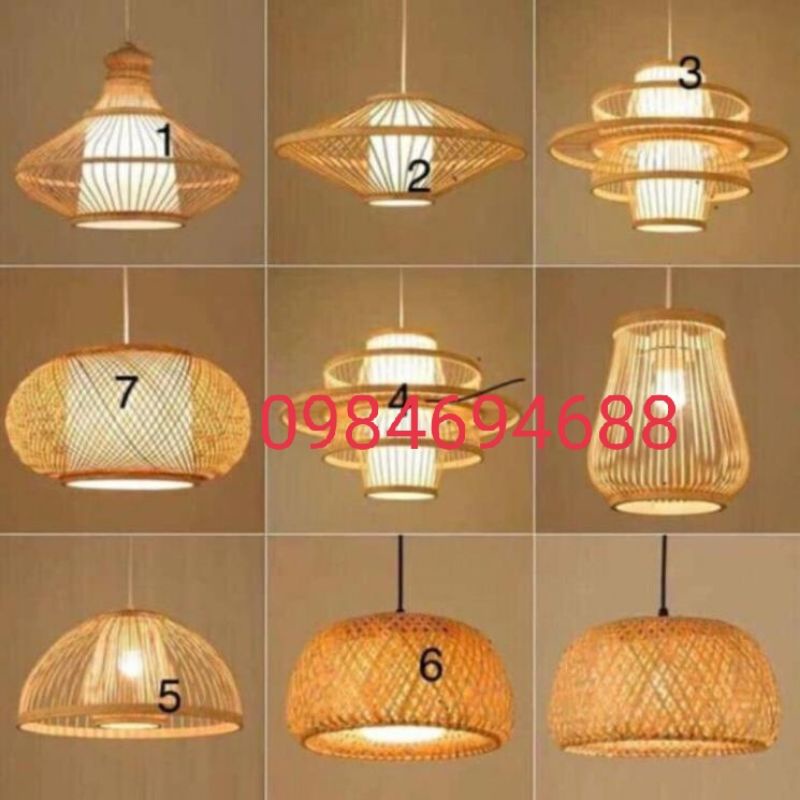 Đèn mây tre giá xưởng lh tư vấn 0984694688