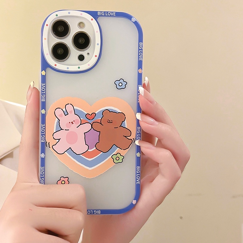 Ốp lưng iphone Ốp Điện Thoại Họa Tiết Hoạt Hình Mắt To Dễ Thương Cho Iphone 12 13Pro 11 xr 6 7 8 xs Dinuo case