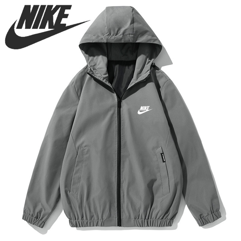 Áo khoác thể thao Nike 100% chính hãng màu trơn chống gió chống thấm nước cho nam và nữ