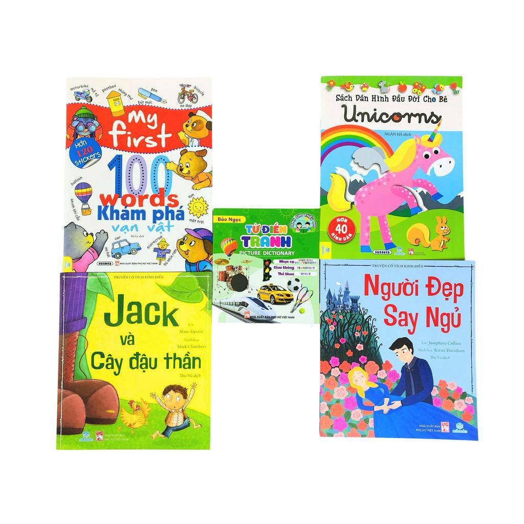 Sách - Set Quà sách cho bé 1/6 - Giúp Bé Phát Triển Nhận Thức - ndbooks