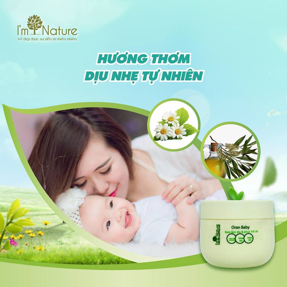 Kem Bôi Muỗi Đốt và Con Trùng Cắn ORAN BABY 50g Làm Dịu &amp; Phục Hồi Da Sau Khi Bị Muỗi và Con Trùng Cắn- Ngăn Ngừa Muỗi