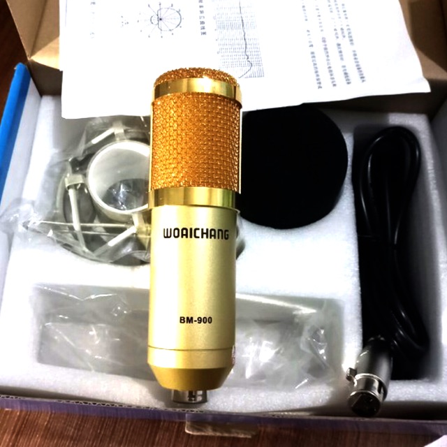 Micro karaoke thu âm BM900 hát cực hay giá tốt nhất