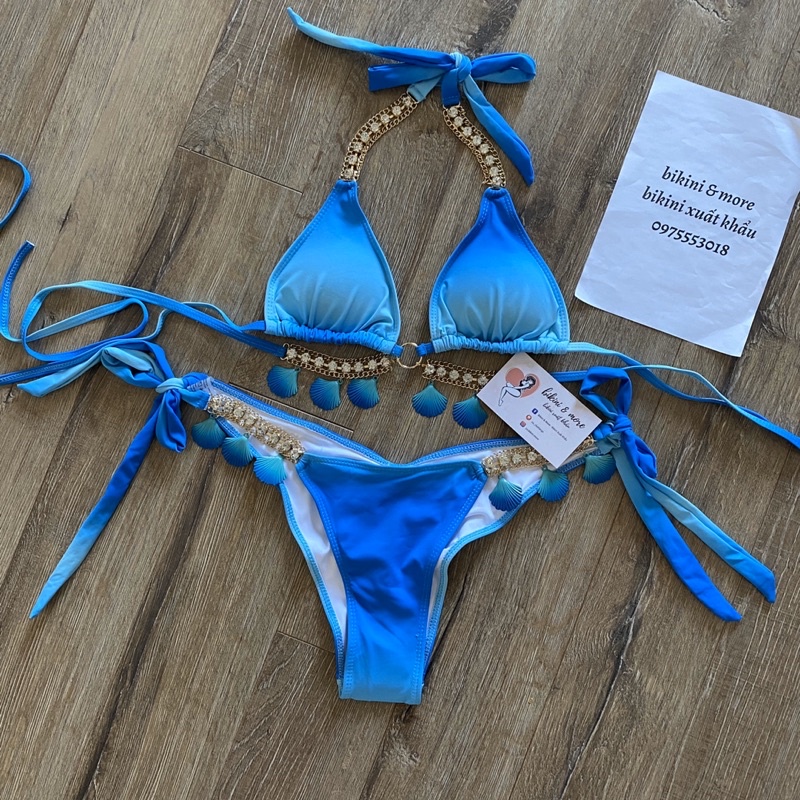 [BKN1246] &lt;ÂU&gt; SET BIKINI OMBRE 5 MÀU MIX CHARM (CHUN MÔNG)