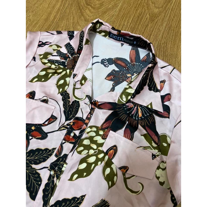 Áo nem và chân váy xếp tầng size M