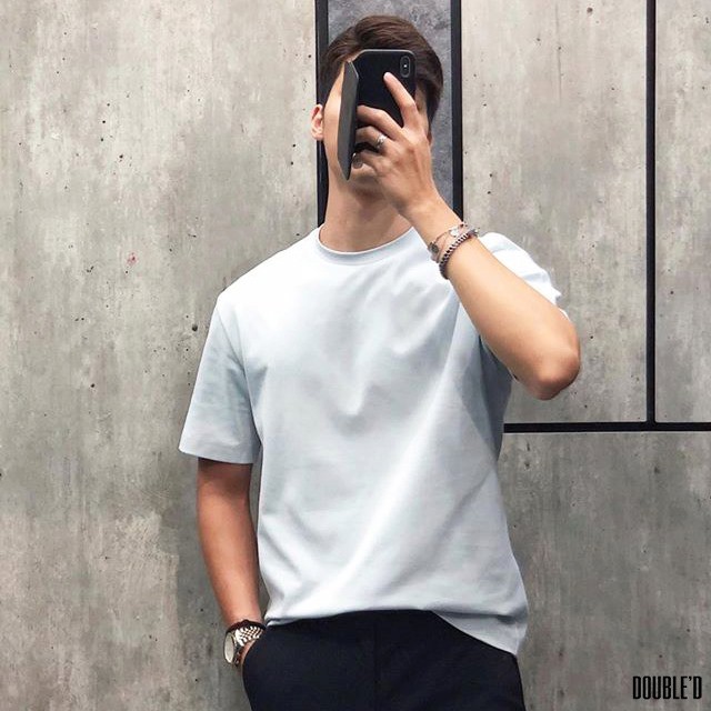 Áo thun nam Double'D from slim fit tay ngắn TSXANH00