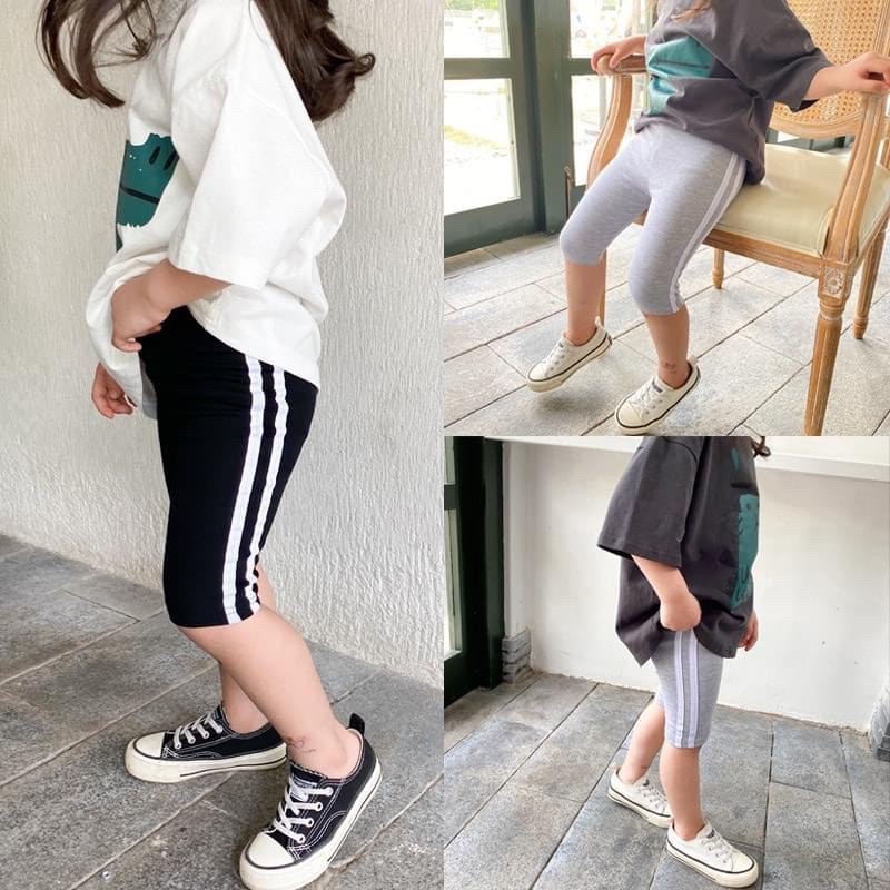 Quần Legging Phối Sọc Và Áo Dáng Thể Thao Khoẻ Khoắn Chất Cotton Mềm Mịn Thấm Hút Mồ Hôi