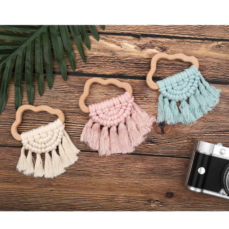 Đồ Chơi Vòng Tay Mọc Răng Hình Đám Mây Tự Nhiên Cho Bé