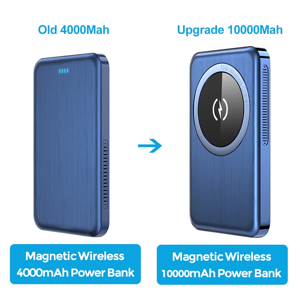 Bộ Sạc Dự Phòng 15w 10000mah Cao Cấp Cho Iphone 12 Pro Max Mini Samsung Note 8 9 10 20 Plus S8 S9 S10 S20 S21 Plus Huawei