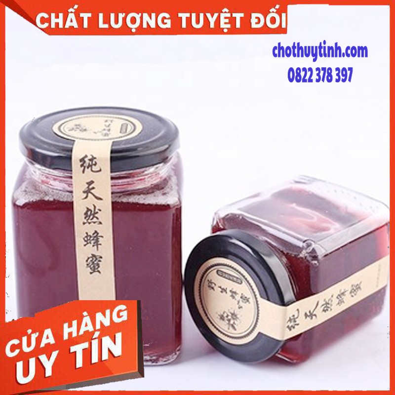 Combo 10 HŨ THỦY TINH VUÔNG 100ML
