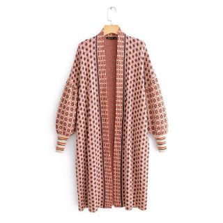 Áo khoác Cardigan họa tiết Bohemia
