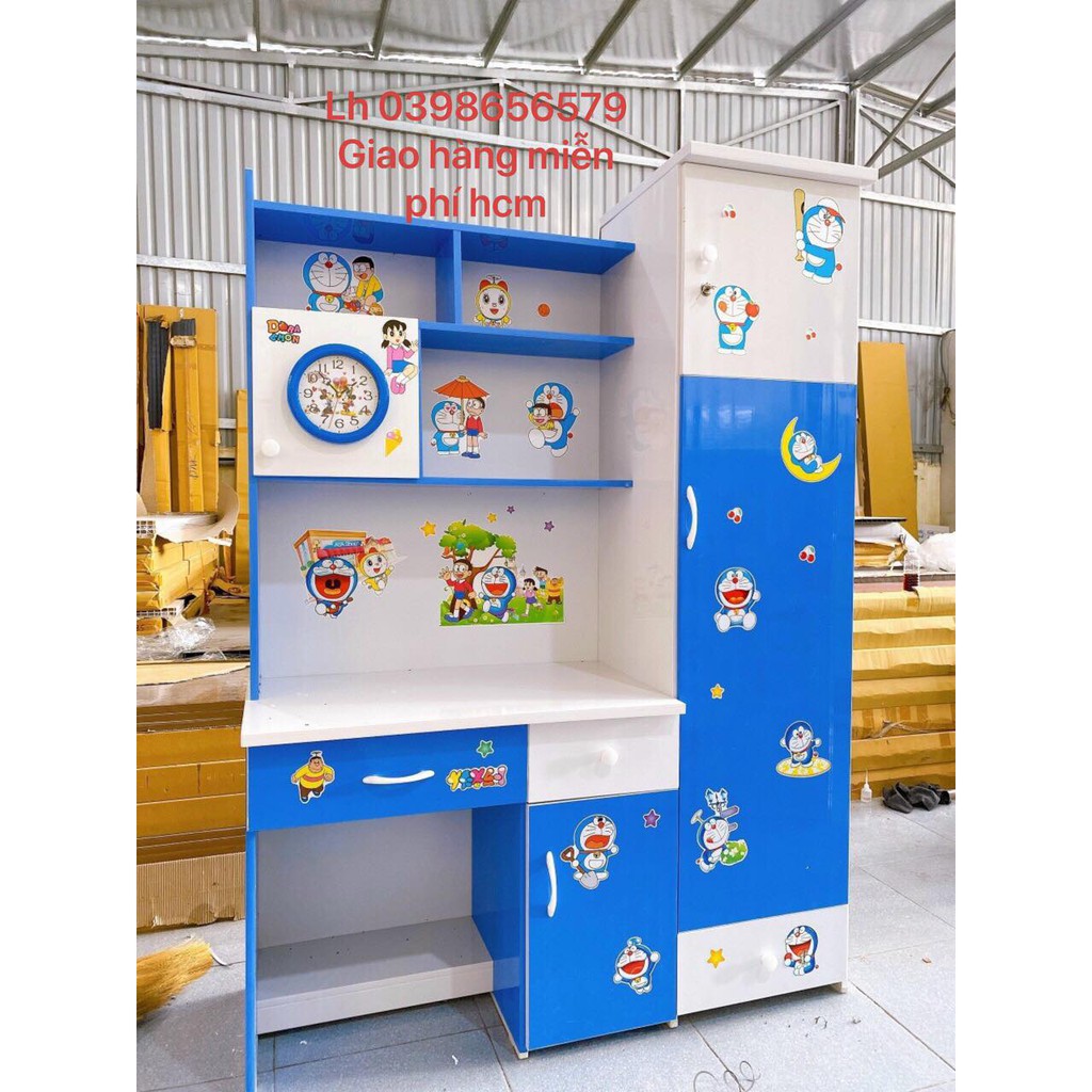 Tủ liền bàn học cho bé