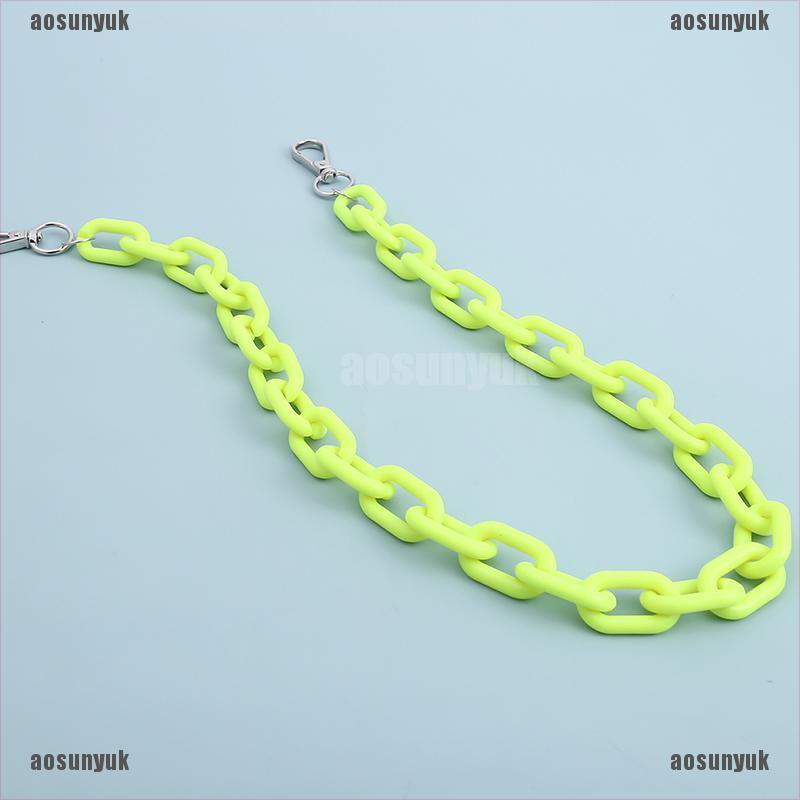 Dây Xích Acrylic Đeo Thắt Lưng Quần Jean Phong Cách Punk Hip hop Thời Trang