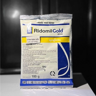 Ridomil Gold 68WG 100g chính hãng 100% - Thuốc trừ bệnh đốm lá, thán thư, chết nhanh, sương mai