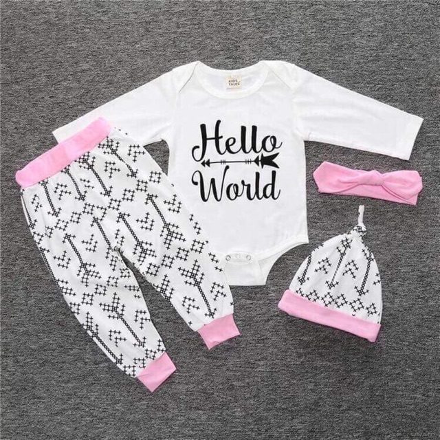 Set hello word cho bé