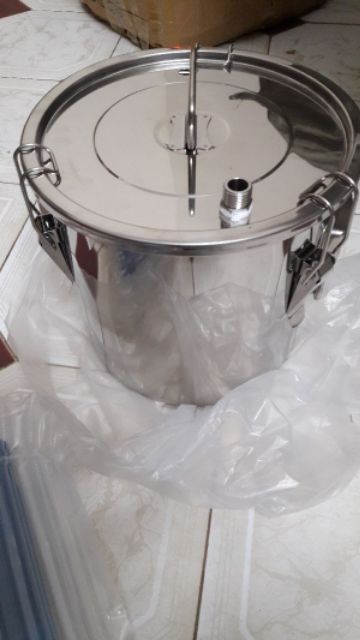 Nồi chưng cất 11lit INOX 304 BH 12 THÁNG