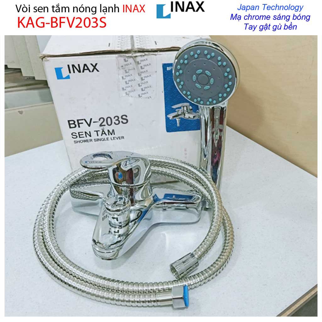 Vòi  sen nóng lạnh LInax chính hãng BFV-203S, Sales 30% giá tốt chất lượng tốt Vòi sen tắm LInax