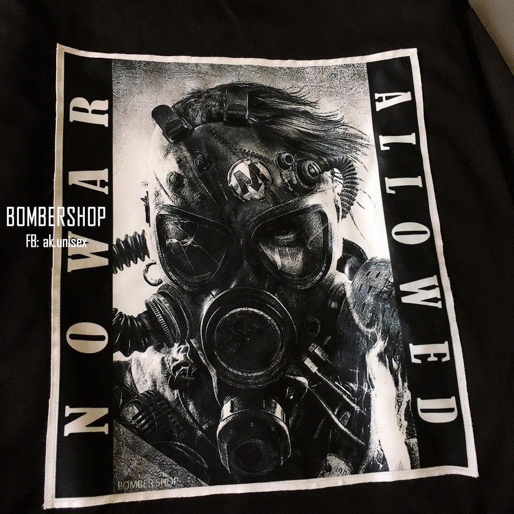 [Ảnh + video thật 100%] Áo khoác Bomber No.WAR (hàng thiết kế) + ảnh thật 100%