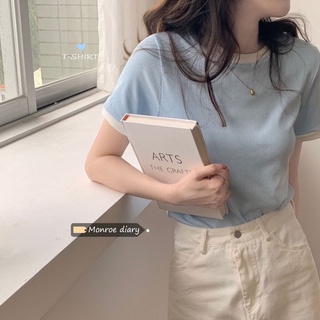 Áo thun nữ ngắn tay cổ tròn