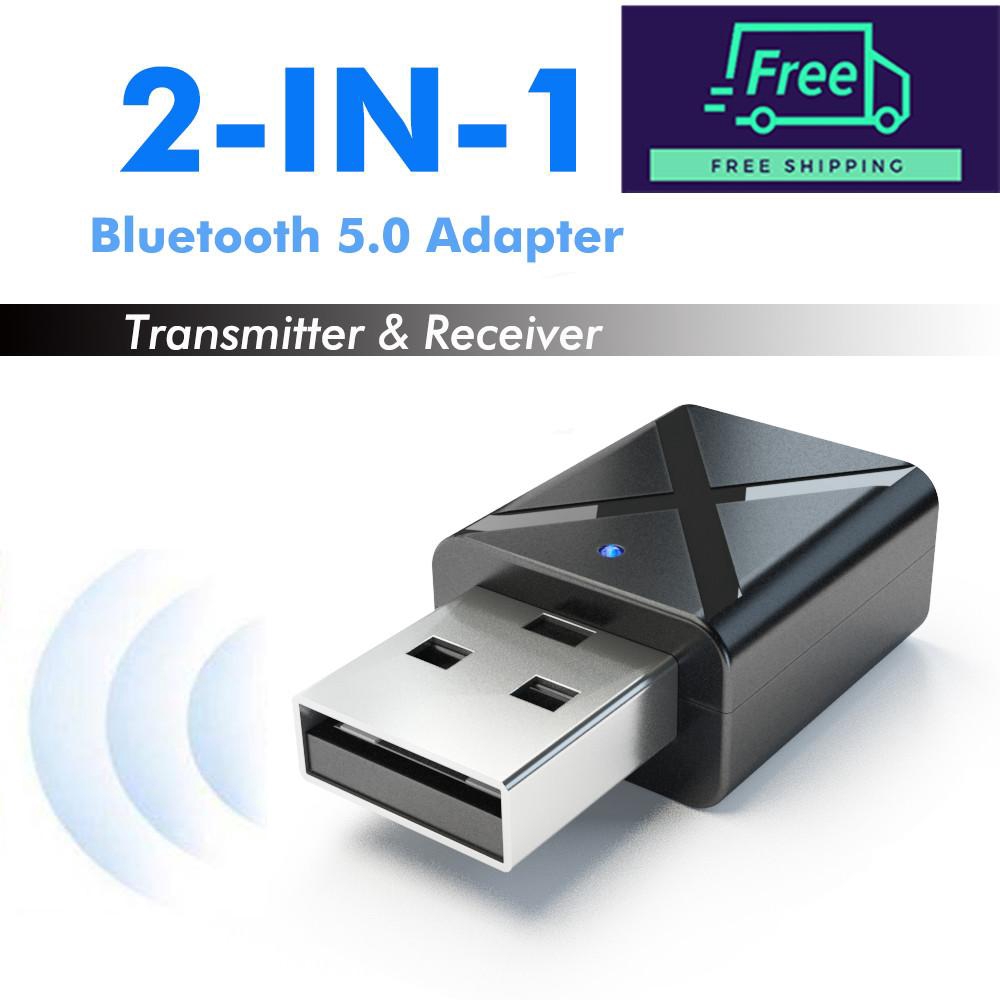 Bộ Thiết Bị Truyền Tín Hiệu Âm Thanh Bluetooth 5.0 2 Trong 1 Jack 3.5mm Aux A2Dp, Avrcp Cho Pc Tv/Tai Nghe