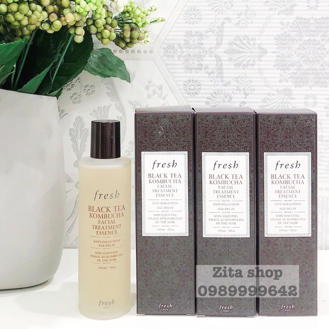 [DutyFree] Nước thần Trà Đen Fresh Black Tea Kombucha Facial