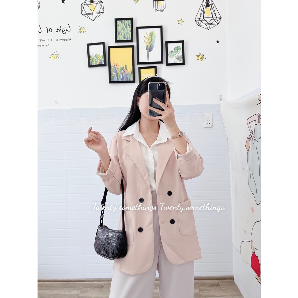 Áo Blazer 1 Lớp Hàn Quốc (ảnh thật/sẵn) | BigBuy360 - bigbuy360.vn