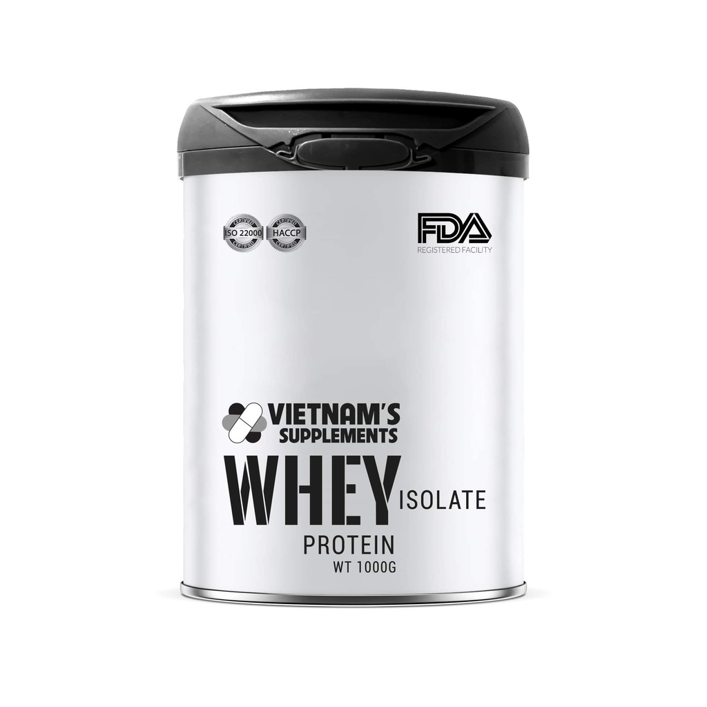Bột Whey Protein Isolate bổ sung protein, ít calories, ít béo