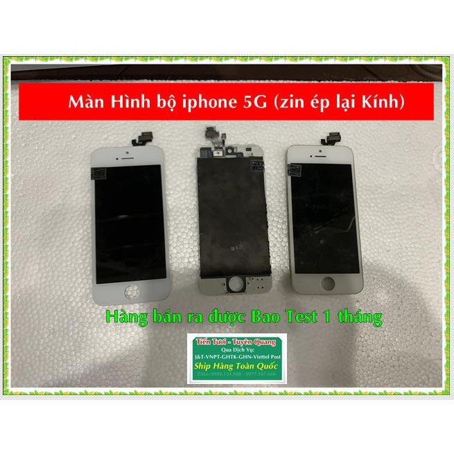 Màn Hình Bộ iphone 5G Zin Ép Kính