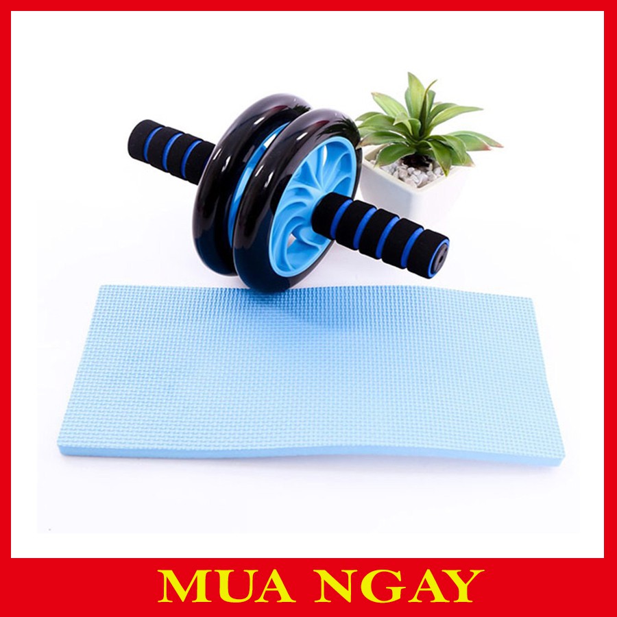 con lăn tập bụng ️tặng kèm️ Thảm Lót Đầu Gối