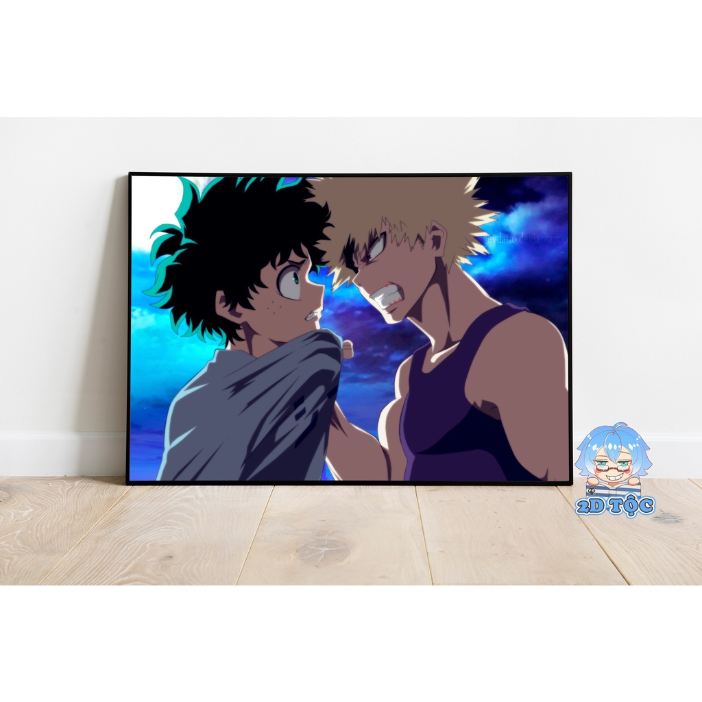 Tranh poster A3 Bakugo Katsuki (7) Anime Manga Boku no Hero Academia - 2D Tộc Shop